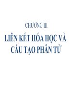 liên kết hóa học và cấu tạo ptu