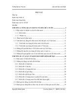 nghiên cứu một số tác động của biến đổi khí hậu đến sự làm việc an toàn, hiệu quả của hồ chứa nước và đề xuất giải pháp