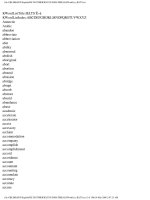 Wordlist ielts english