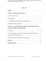 tính tự nhiên tôpô của định lý noguchi về dãy các ánh xạ chỉnh hình giữa các không gian phức