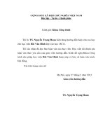 áp dụng bài toán tối ưu trong việc lập và điều khiển tiến độ thi công công trình thủy lợi