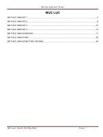 Bài thực hành tin học word  excel 2021