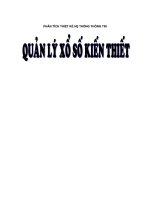 Đề tài phân tích hệ thống thông tin quản lý sổ xố kiến thiết