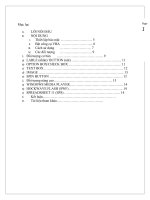 Kĩ thuật ứng dụng VBA , powerpoint trong trình chiếu báo cáo tài chính