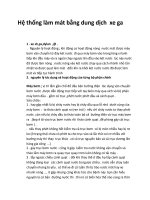 hệ thống làm mát bằng dung dịch  xe ga