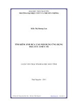 tìm kiếm ảnh dựa vào nội dung ứng dụng tra cứu ảnh y tế