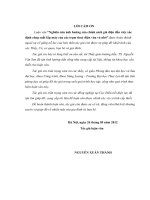 nghiên cứu ảnh hưởng của chính sách giá điện đến việc xác định công suất lắp máy của các trạm thủy điện vừa và nhỏ