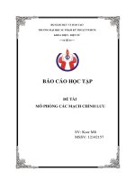 Mô phỏng mạch chỉnh lưu không điều khiểnĐiện tử công suất