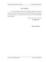 đề xuất một số giải pháp tăng cường công tác quản lý chi phí các dự án đầu tư xây dựng công trình tại ban quản lý dự án kè cứng hóa bờ sông hồng