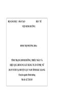 tóm tắt luận án tình trạng dinh dưỡng, thiếu máu và hiệu quả bổ sung sắt hàng tuần ở phụ nữ 20-35 tuổi tại huyện lục nam tỉnh bắc giang