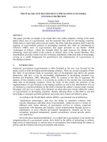 the failure of e-government in developing countries a literature review