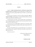 nghiên cứu đánh giá và đề xuất sơ đồ khai thác bền vững tài nguyên nước lưu vực sông ba