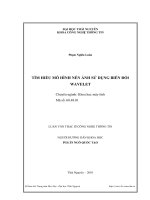 tìm hiểu mô hình nén ảnh sử dụng biến đổi wavelet