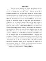 ỨNG DỤNG MS ACCESS TRONG QUẢN LÝ TÀI CHÍNH