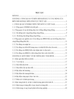 nghiên cứu đánh giá tác động của biến đổi khí hậu đến hệ thống tưới bắc thái bình và đề xuất các giải pháp ứng phó