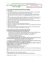 QUY ĐỊNH THỰC HIỆN LUẬN văn tốt NGHIỆP   DÀNH CHO SINH VIÊN