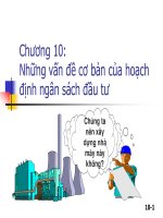 hoạch định ngân sách đầu tư - cô võ thị quý