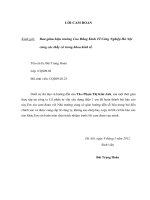 Một số giải pháp hoàn thiện công tác lập kế hoạch sản xuất kinh doanh tại công ty cổ phần tư vấn xây dựng điện 1