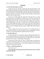 Một số giải pháp xây dựng chiến lược kinh doanh tại công ty cổ phần thanh hoa sông đà