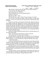 Báo cáo thực tâp tốt nghiệp trung học cơ sở