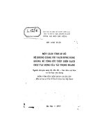 một cách tính sơ đồ hệ khung giằng với vách đứng bằng khung bê tông cốt thép