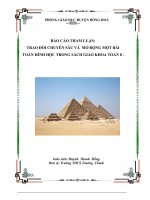 Báo cáo tham luận chuyên sâu về hình học toán lớp 8