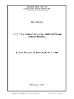 thủy vân ảnh số dựa vào phép biến đổi cosine rời rạc