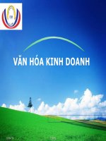 slide môn văn hóa kinh doanh
