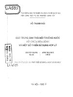 đặc trưng sinh thái môi trường nước hồ chứa hòa bình và một số ý kiến sử dụng hợp lý