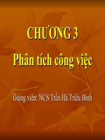 phân tích công việc