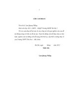 Lựa chọn bài tập nâng cao hiệu quả phát bóng thấp tay cho học sinh nữ khối 10 trường THPT Tiên Du 1, Bắc Ninh