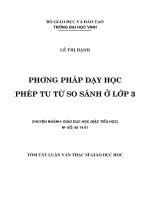 Luận văn giáo dục trình độ thạc sỹ phép tu từ so sánh lớp 3