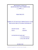 Nghiên cứu xây dựng quy trình sử dụng vacxin newcastle cho gà tây huba nuôi sinh sản