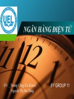 NGÂN HÀNG ĐIỆN TỬ NGHIÊM CỨU VÀ PHÁT TRIỀN NGÂN HÀNG ĐIỆN TỬ