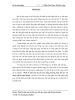 Thiết kế nhà máy bia lên men bằng phương pháp liên tục với năng suất 60 triệu lítnăm