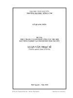 thực trạng và giải pháp công tác thu hồi đất nông nghiệp tại thành phố thái nguyên