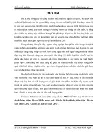 Thiết kế nhà máy bia lên men dịch đường nồng độ cao 20 Bx, năng suất 30 triệu lít bia thành phẩmnăm, độ cồn sản phẩm 6,0% V, nồng độ dịch lên men 20%”.