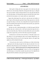 Thiết kế nhà máy bia lên men bằng phương pháp liên tục với năng suất 75 triệu lít sản phẩmnăm