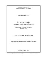 ẩn dụ tri nhận trong thơ nguyễn duy