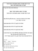 tóm tắt luận án quan hệ dòng họ của người nùng phàn slình (nghiên cứu ở huyện cao lộc, tỉnh lạng sơn)