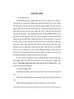 chuyên đề giải pháp nhằm phát triển chăn nuôi bò sữa ở tỉnh hà tây