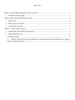 bài tập lớn số 1: tối ưu hóa nhà máy lọc dầu