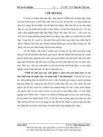 Thiết kế nhà máy sản xuất phân vi sinh trên nền than bùn và rác thải sinh hoạt đã phân loại với năng suất 3 tấn phângiờ