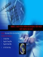 hành vi tổ chức - bài tập chính sách động viên nhân viên