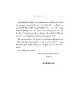 Nghiên cứu tính đa dạng thực vật trong thảm cây bụi tại trạm đa dạng sinh học Mê Linh