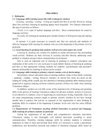 nội dung tóm tắt tiếng anh rèn kĩ năng nghe - nói cho học sinh lớp 1 trong dạy học môn tiếng việt