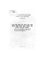 cách tính đúng dầm khung siêu tĩnh phẳng theo thuật toán truyền ảnh hưởng cách nút (tahcn)