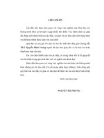 Nền tảng của lý thuyết thông tin lượng tử Khoá luận tốt nghiệp