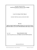 thiết kế điều khiển bộ biến đổi dc-dc giảm áp sử dụng phương pháp cận tuyến tính nhờ phản hồi trạng thái