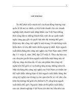 Một số biện pháp phát triển thị trường xuất khẩu hàng thủ công mỹ nghệ tại công ty XNK TRƯỜNG AN